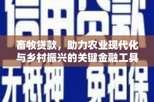 金城畜牧贷款，助力农业现代化与乡村振兴的关键金融工具