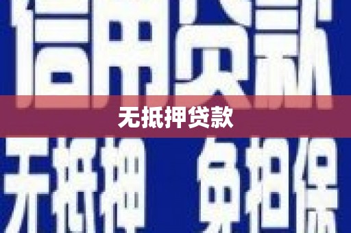 金城无抵押贷款