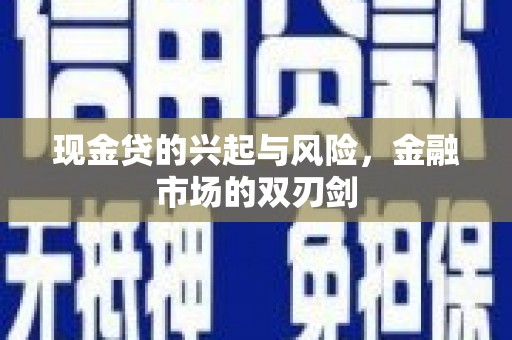 金城现金贷的兴起与风险，金融市场的双刃剑