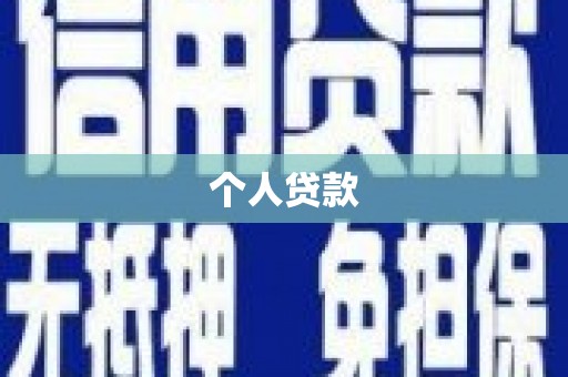 金城个人贷款