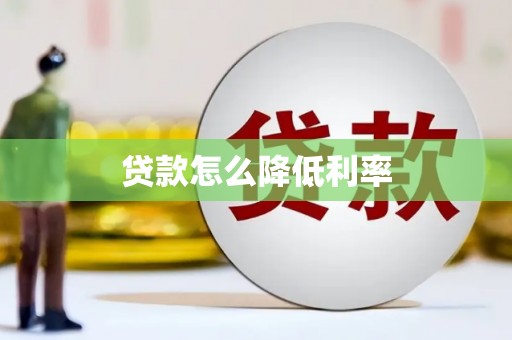 金城贷款怎么降低利率