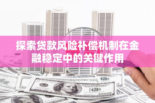 金城探索贷款风险补偿机制在金融稳定中的关键作用