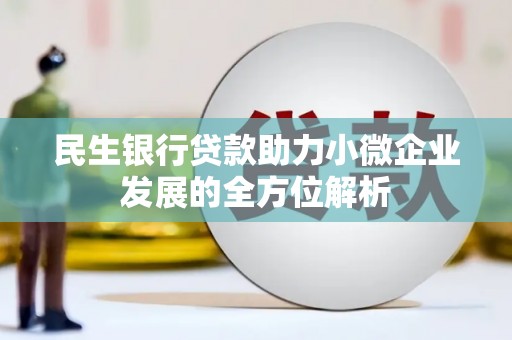 金城民生银行贷款助力小微企业发展的全方位解析