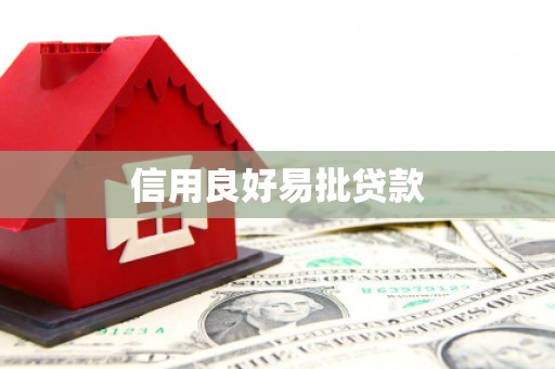 金城信用良好易批贷款