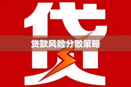金城贷款风险分散策略