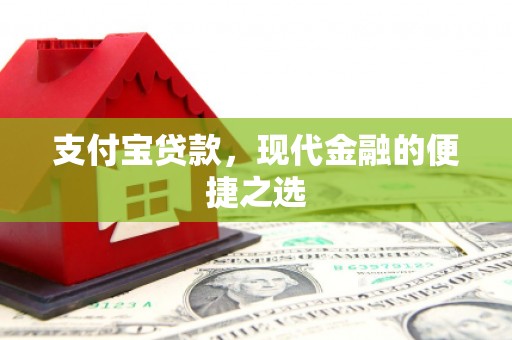 金城支付宝贷款，现代金融的便捷之选