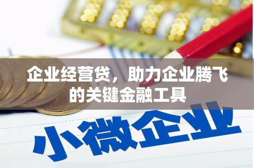 金城企业经营贷，助力企业腾飞的关键金融工具