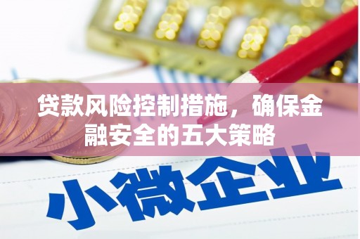 金城贷款风险控制措施，确保金融安全的五大策略