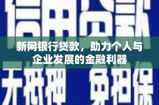 金城新网银行贷款，助力个人与企业发展的金融利器