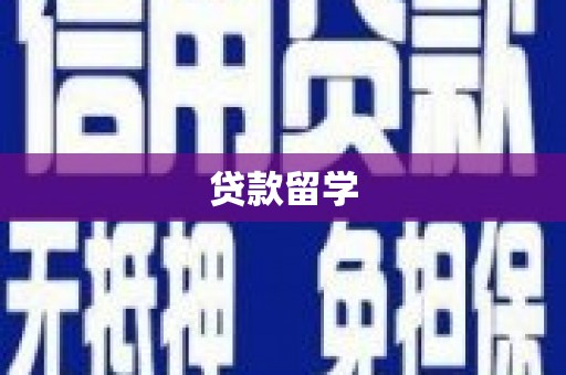 金城贷款留学