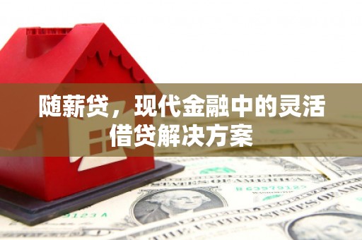 金城随薪贷，现代金融中的灵活借贷解决方案