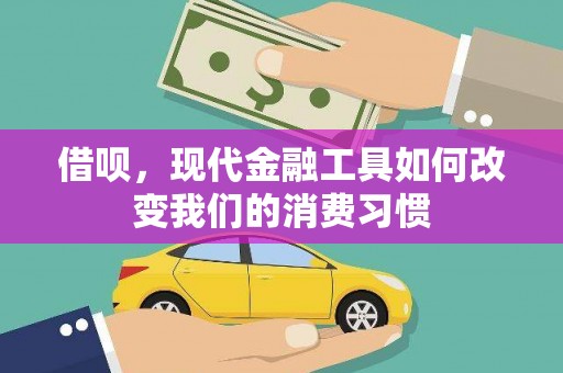 金城借呗，现代金融工具如何改变我们的消费习惯