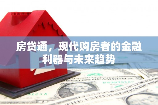 金城房贷通，现代购房者的金融利器与未来趋势