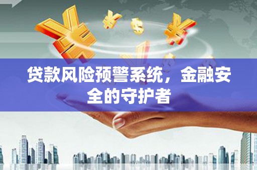 金城贷款风险预警系统，金融安全的守护者