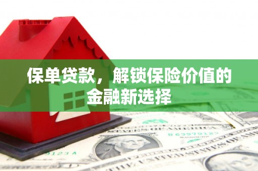 金城保单贷款，解锁保险价值的金融新选择