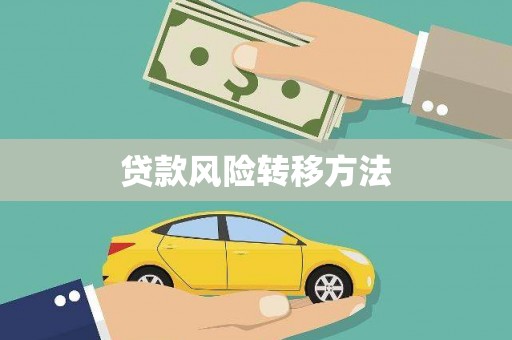 金城贷款风险转移方法