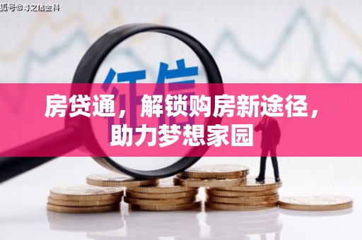 金城房贷通，解锁购房新途径，助力梦想家园