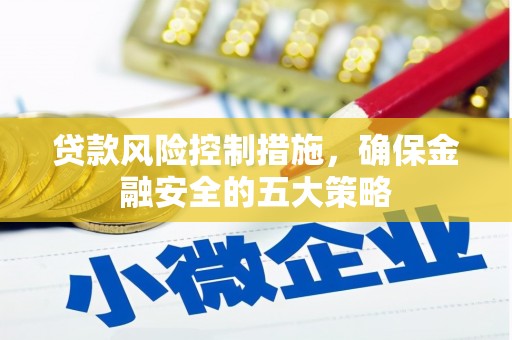 金城贷款风险控制措施，确保金融安全的五大策略