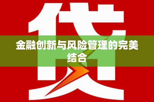 金城金融创新与风险管理的完美结合