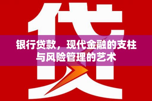 金城银行贷款，现代金融的支柱与风险管理的艺术