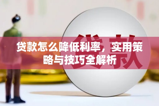 金城贷款怎么降低利率，实用策略与技巧全解析