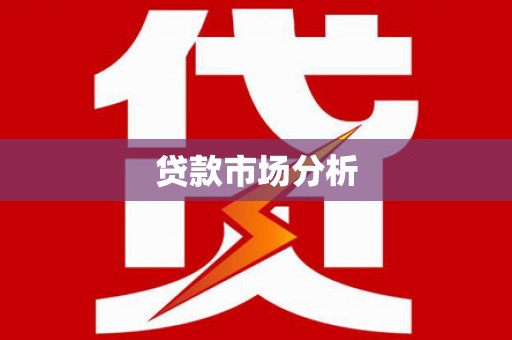 金城贷款市场分析