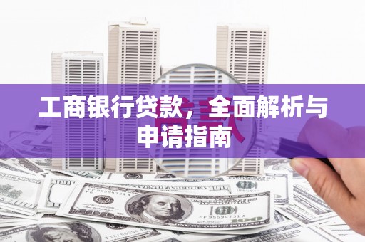 金城工商银行贷款，全面解析与申请指南