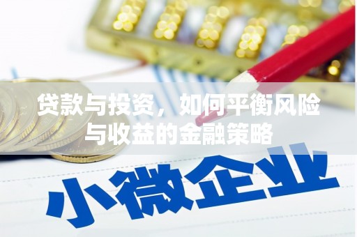 金城贷款与投资，如何平衡风险与收益的金融策略