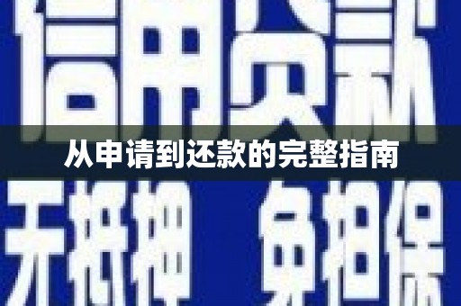 金城从申请到还款的完整指南