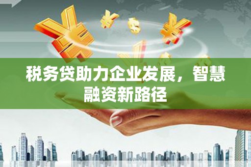 金城税务贷助力企业发展，智慧融资新路径