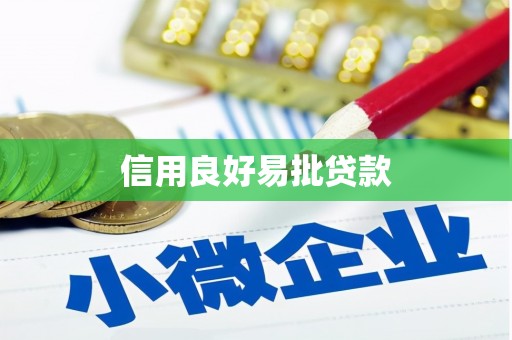 金城信用良好易批贷款