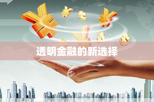 金城透明金融的新选择