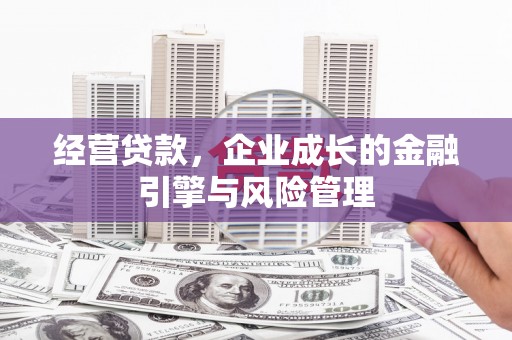 金城经营贷款，企业成长的金融引擎与风险管理